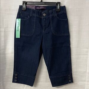 Gloria Vanderbilt Blue Jean Shorts 6 petite Vintage NWT